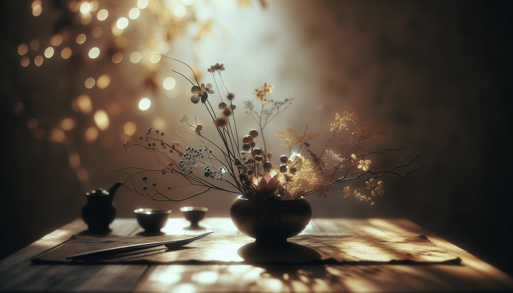 Ikebana: Die Sprache der Blumen in Linien und Leere